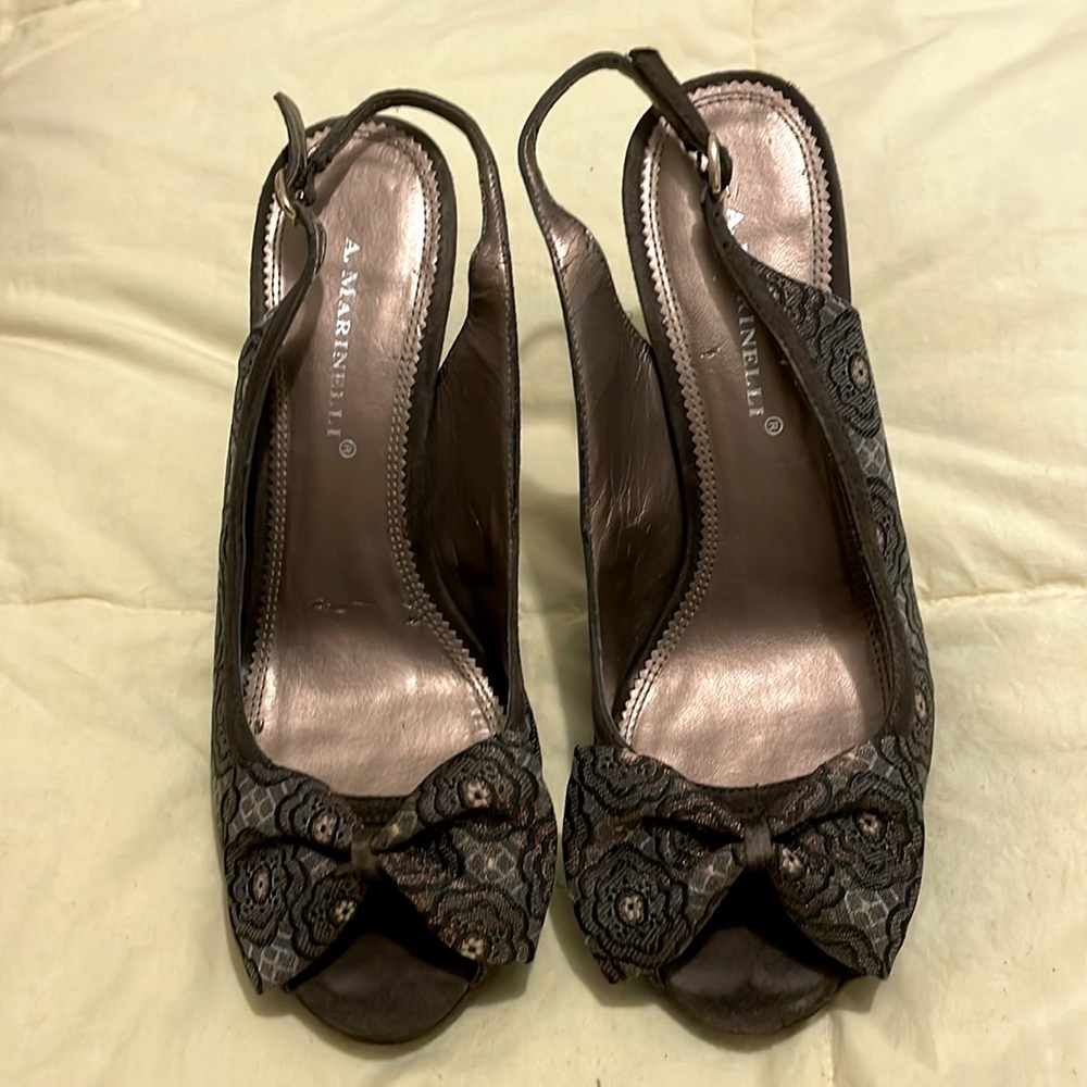 🔥Final Price🔥 A. Marinelli sling back 3 3/4” heel